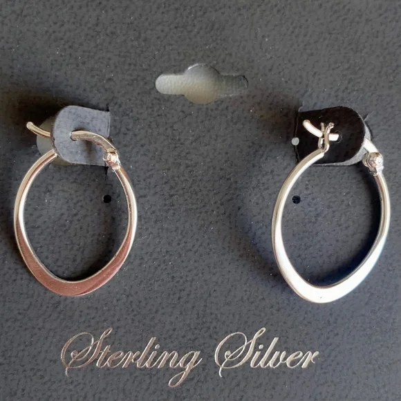 jcpenney Jewelry Sterling Silver Hoop Earrings Poshmark